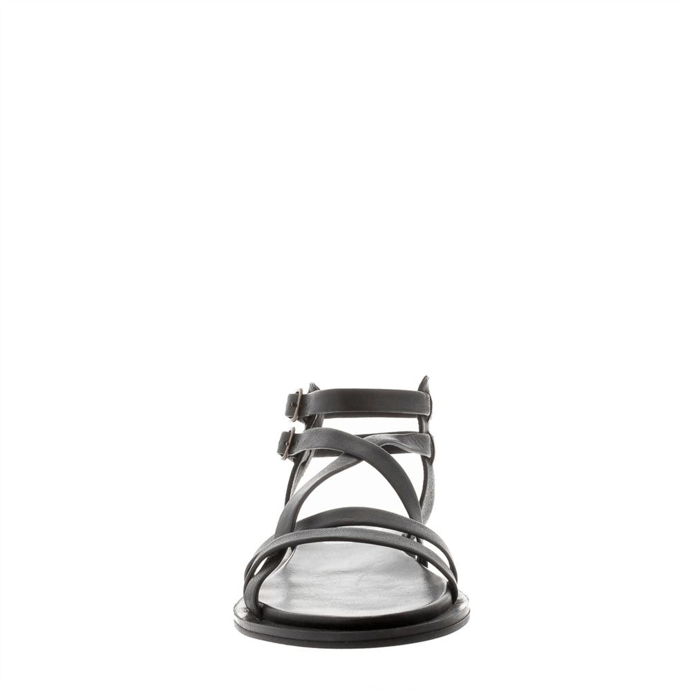 Carl Scarpa Kind Black Leather Gladiator Sandals Jarrolds Norwich